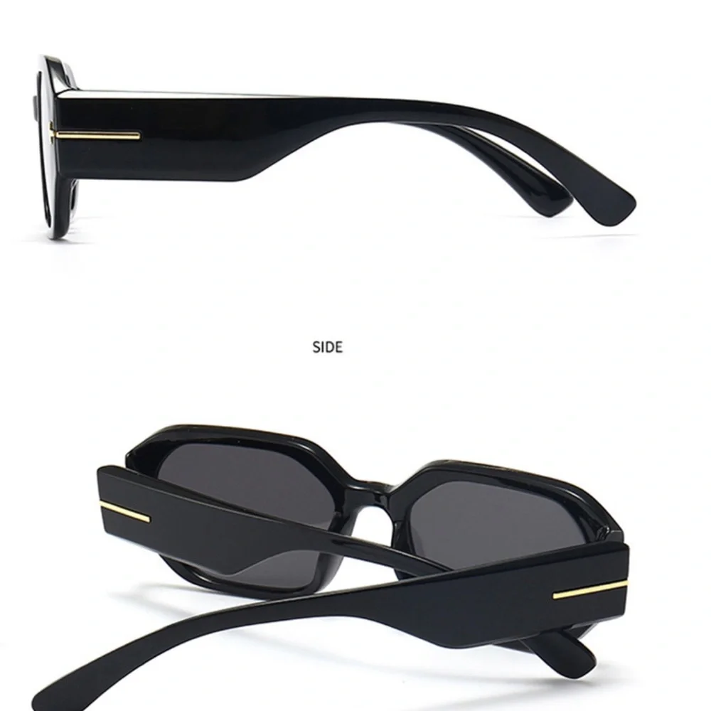 Fashion Square  Black & Grey Sunglasses